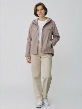 Columbia Jacket Girls L 14/16 Pink Waterproof Lightweight Hooded Rain Jacket